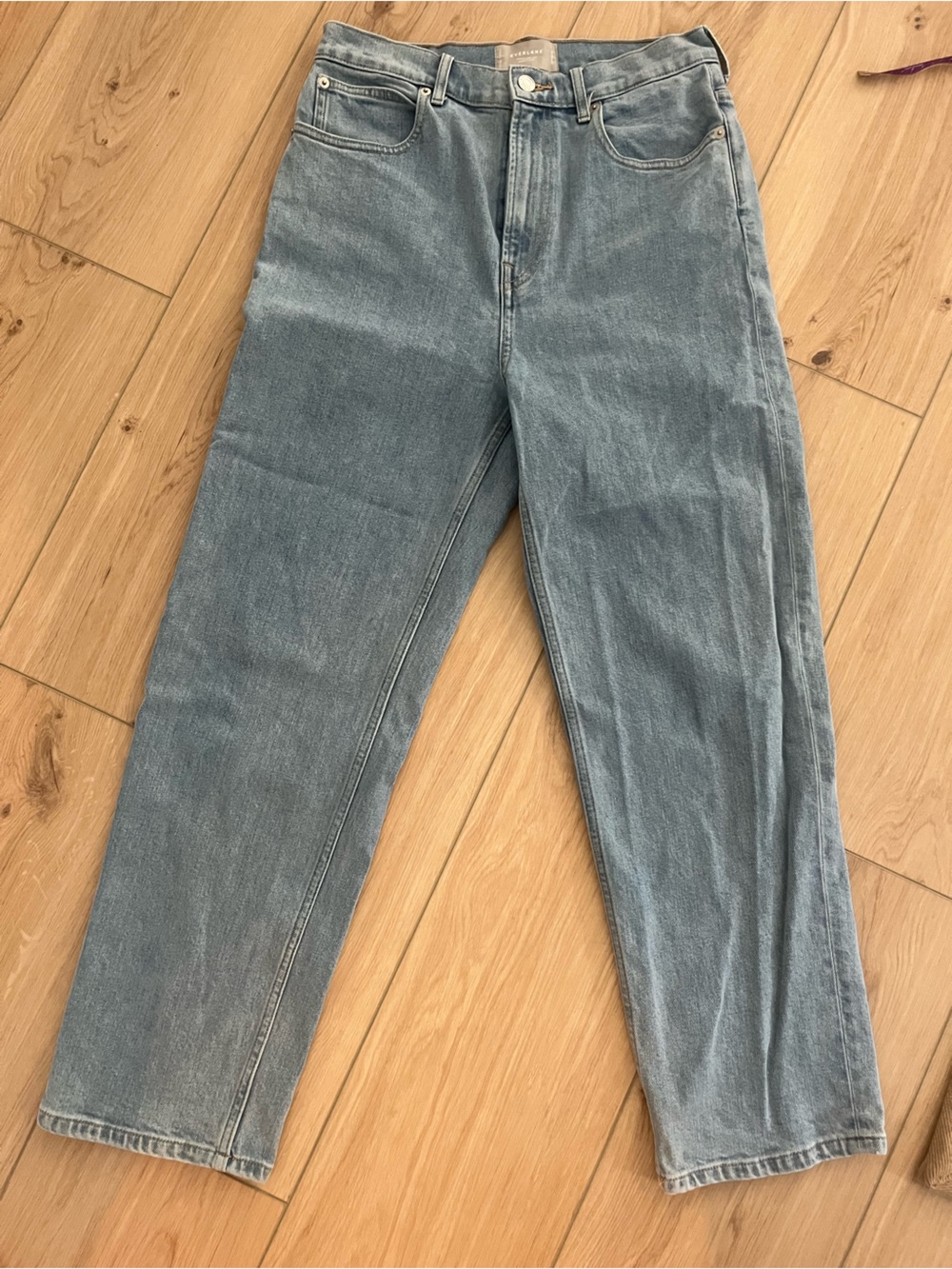 Everlane Way High Jeans in Light Blue Wash